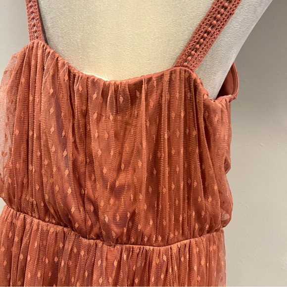 Clarance!!! Maurice’s Rust Orange Sleeveless plus size Dress - Picture 7 of 14